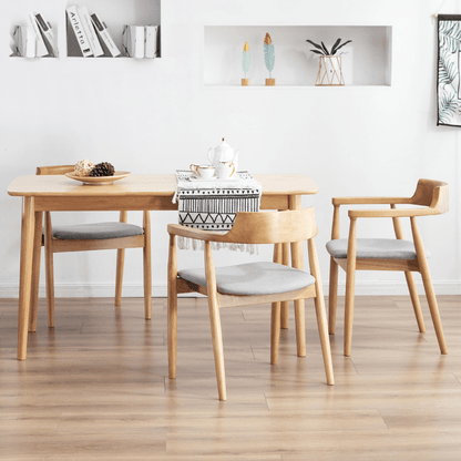 Elegant Nordic Dining Chair | Solid Beechwood | Hiroshima Chair - JUGLANA