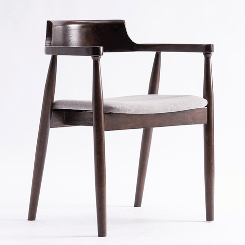 Elegant Nordic Dining Chair | Solid Beechwood | Hiroshima Chair - JUGLANA