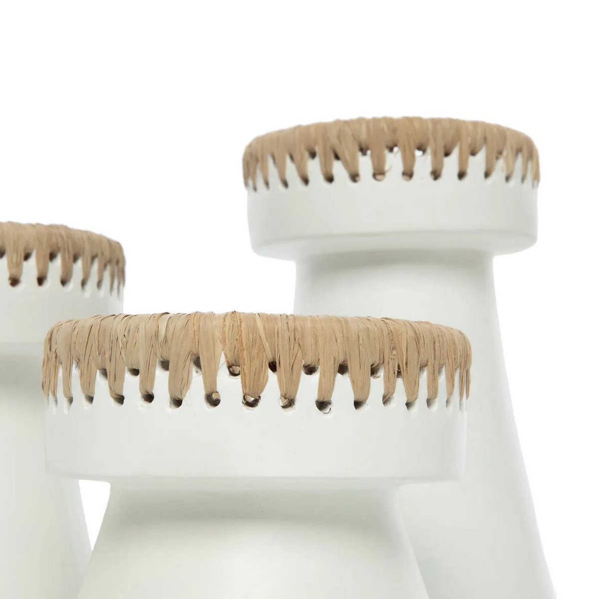 Portavelas Pretty - Biel natural - M