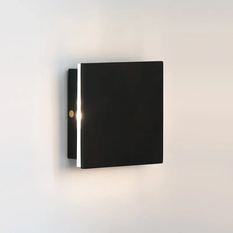 Lane Black Cordless Wall Light – Rechargeable & Dimmable Natural Wood Lamp