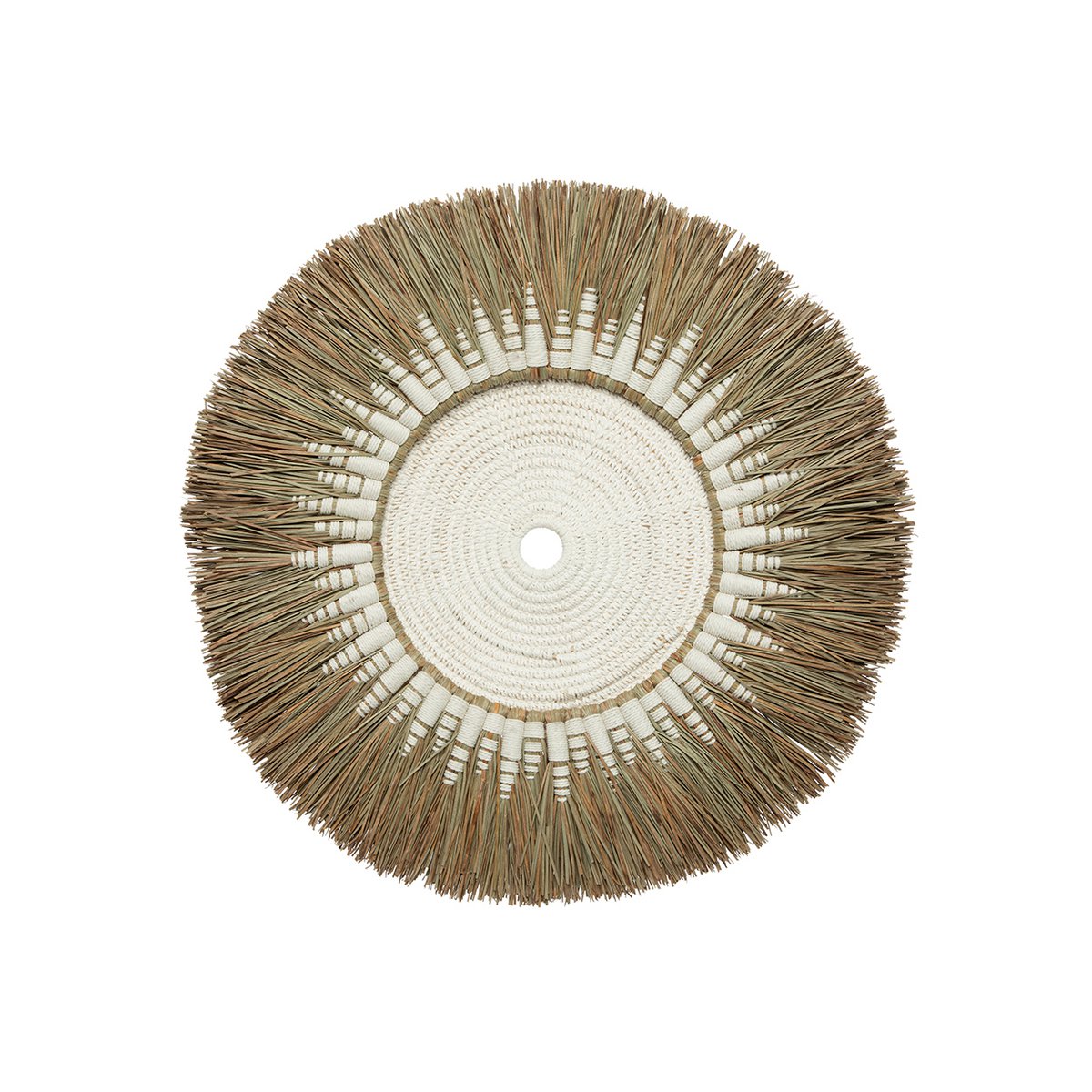 Decoración Mural Macramé Rafia - Blanco Natural