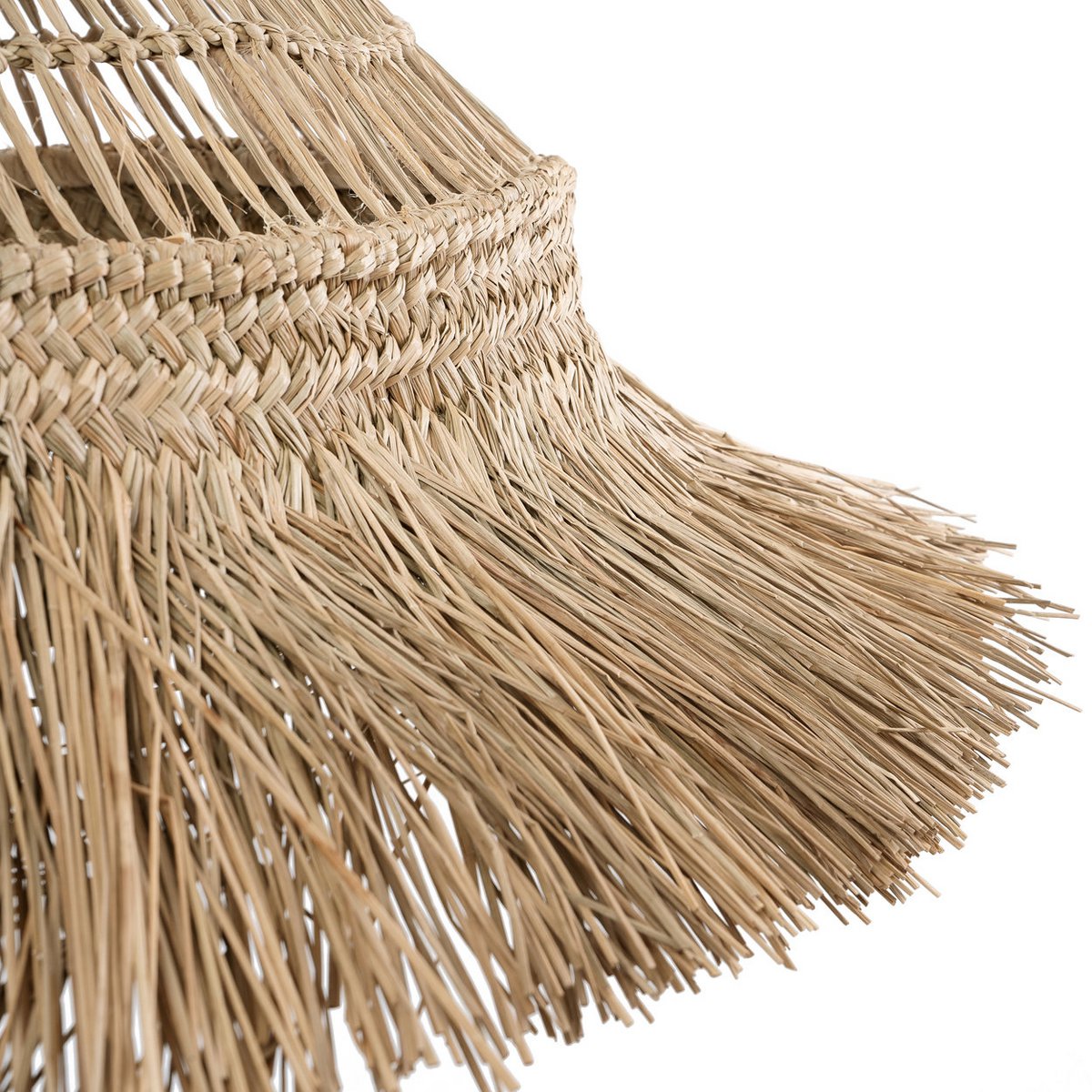 Natural Grass Pendant Light - XL Summer Vibes Sunhat Design