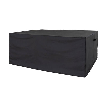 Luxury cover for table with 4 chairs, 210g/m2 600D polyester PU coated, water repellant, black