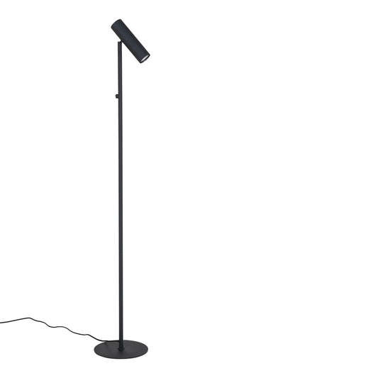 Steel Floor Lamp - Black Adjustable Modern Design, 210cm | Paris