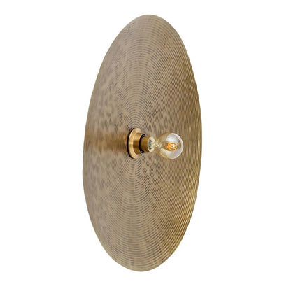 Brass Wall Lamp Full Moon Design - Medium | Indoor Lighting