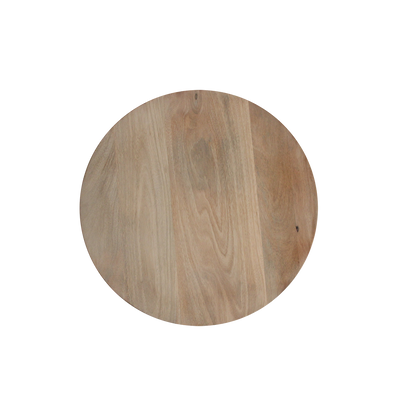 Bullnose side table natural 50 cm