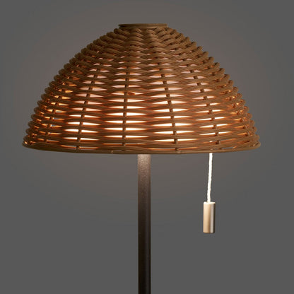 Metal LED Table Lamp Rechargeable - Nature & Black Finish