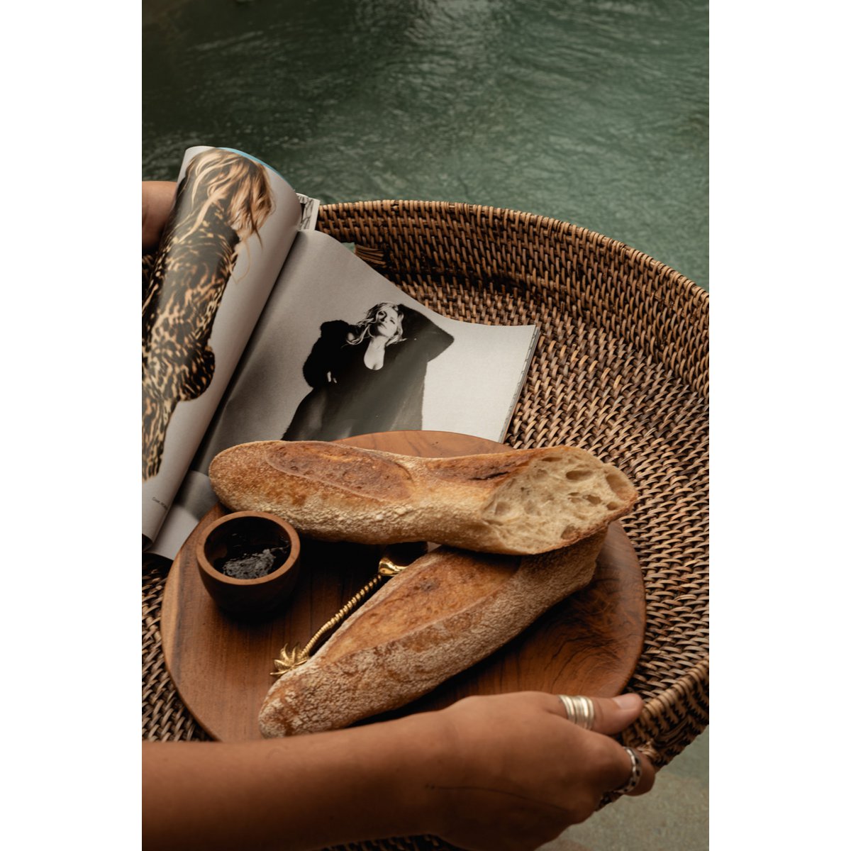 The Carry-All Trays - Natural Brown - M