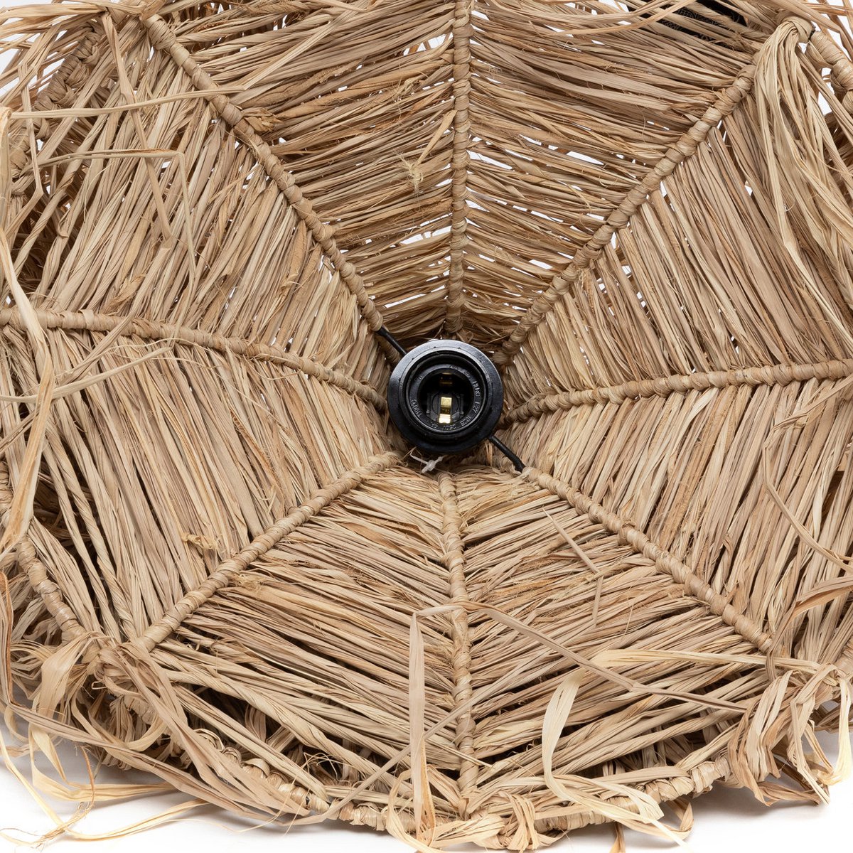 Rattan Pendant Lamp - Natural Woven Light, Handmade Style