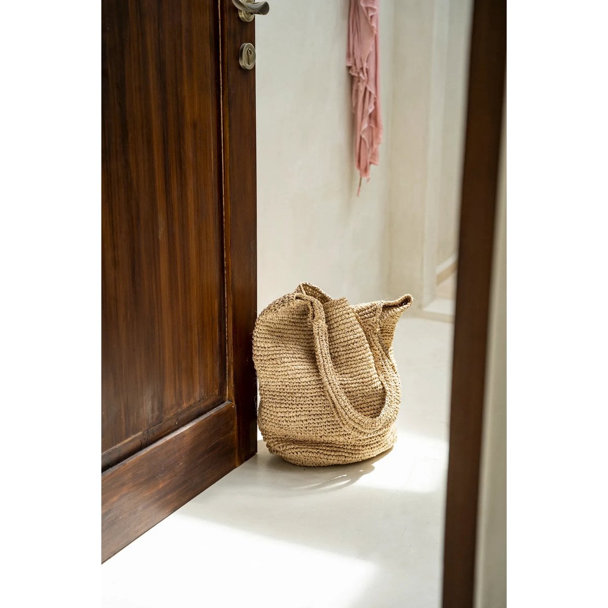Raffia Shopper Bag - The Te Quiero - Handcrafted & Durable