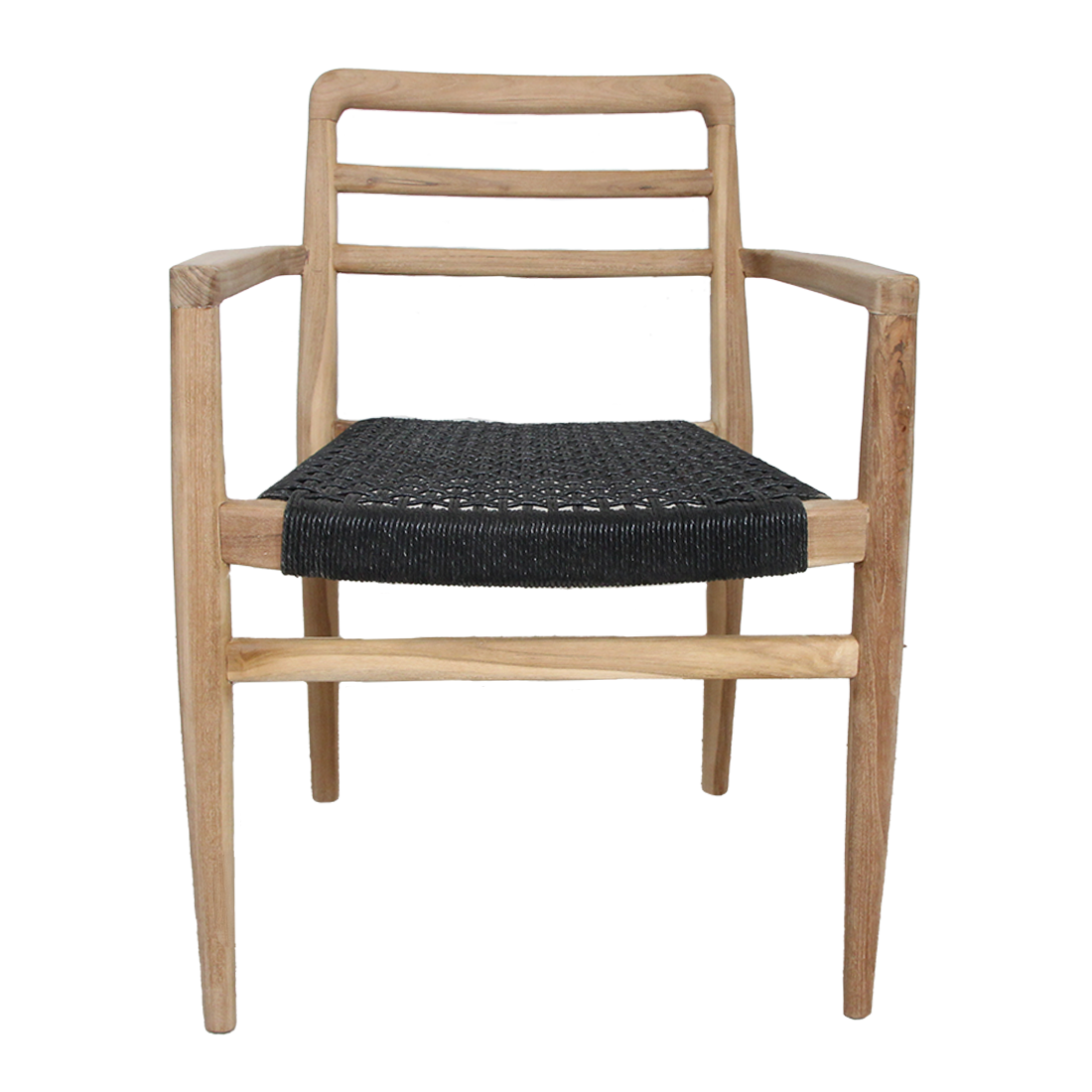 Sillón de teca Verano para jardín - Negro