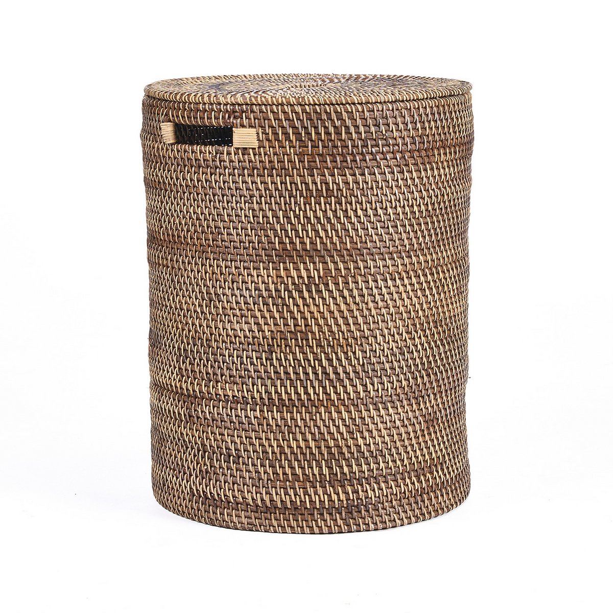 Rattan Laundry Basket - Natural Brown Woven Storage