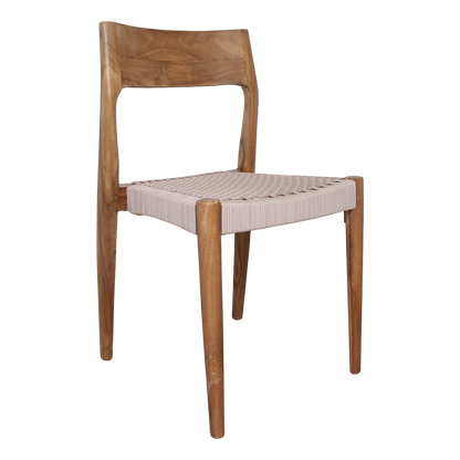 Freya Garden chair Natural - Dark teak