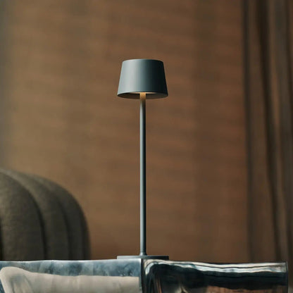 Combi Set Professional | 8 x Vondel Mini Mouse Grey Rechargeable Table Lamps & 1 x Central Station Charging Station