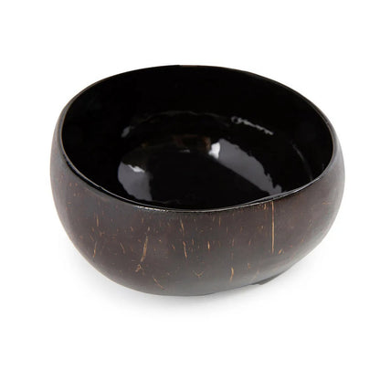 Coconut Food Bowl - Natural Black Tropical Bowl
