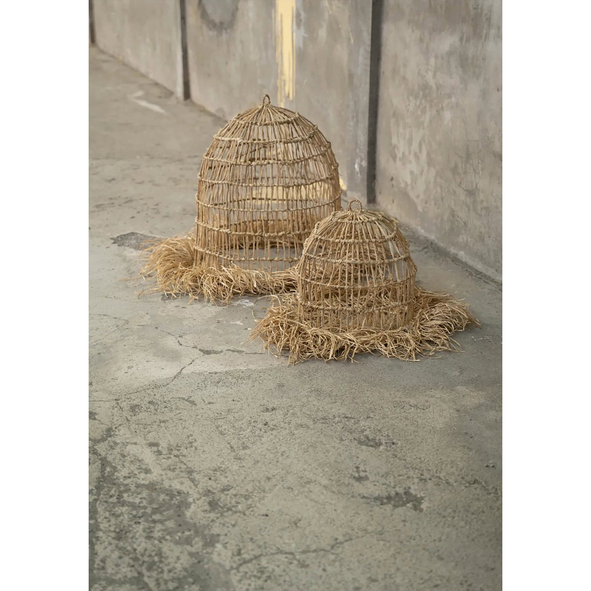 Rattan Pendant Lamp - Natural Woven Casita Design - Large