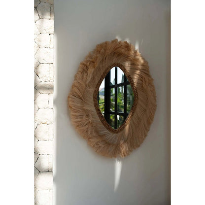Wall Mirror Natural Finish - La Duchessa Italian-Style Large Mirror