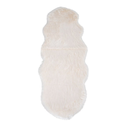 Lambskin Artificial - Polyester, Ivory - 60x180 cm