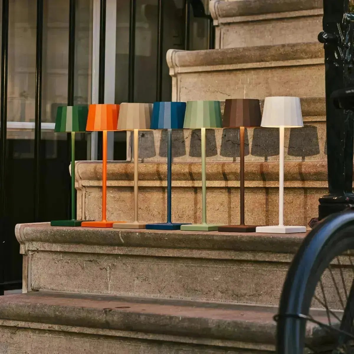 William Mocha Brown Rechargeable Table Lamp | Wireless Charging & 120-Hour Battery Life