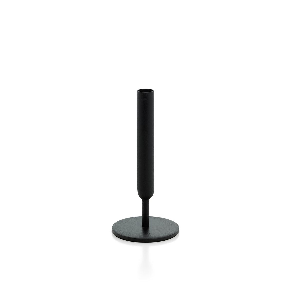Metal Vase - Black Slim Vase, Modern Decor - Medium