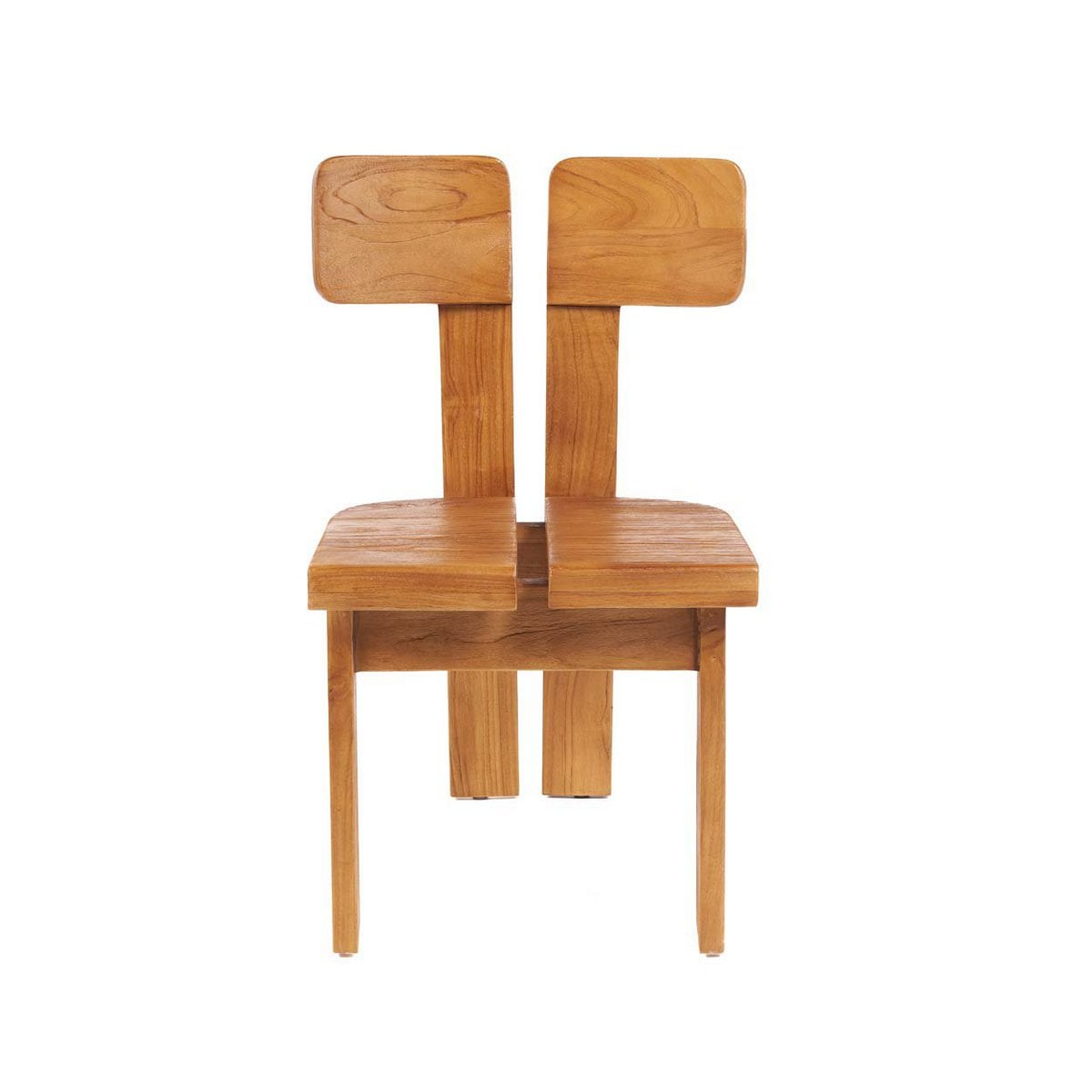 Teak Dining Chair - Natural Wood Finish