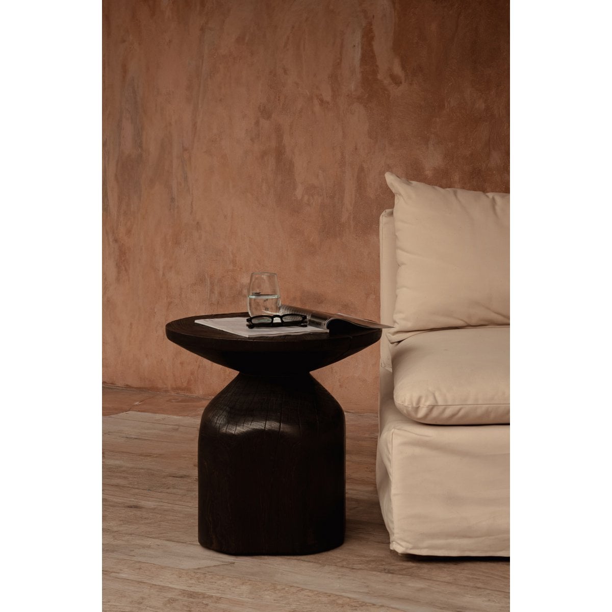 Walnut Side Table - Drumline Design
