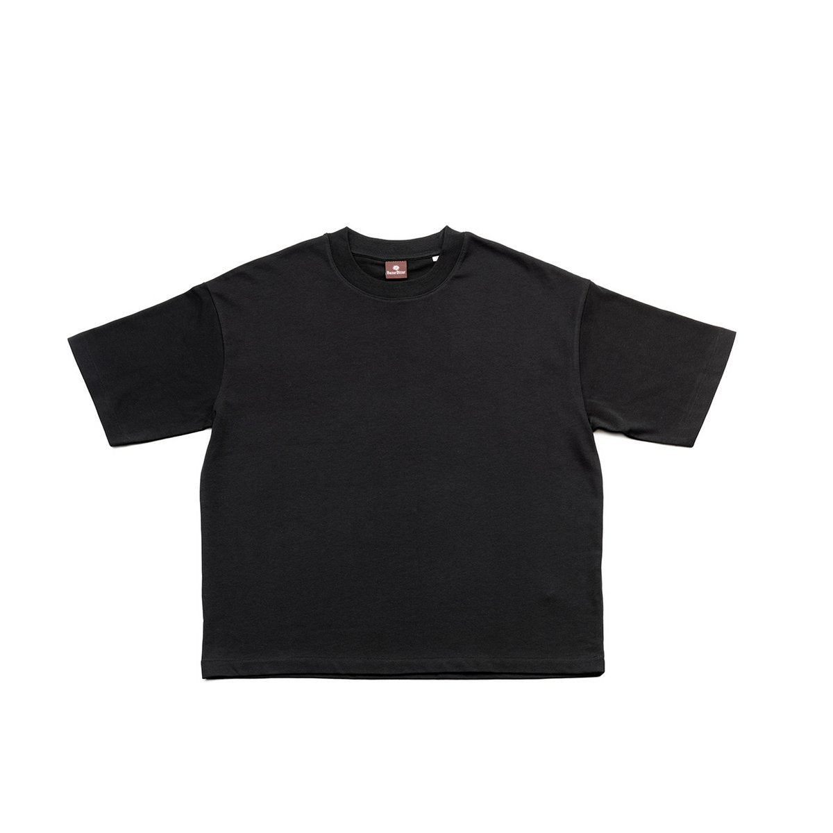 Black Cotton T-Shirt - The Brand - Terracotta Logo, Size S