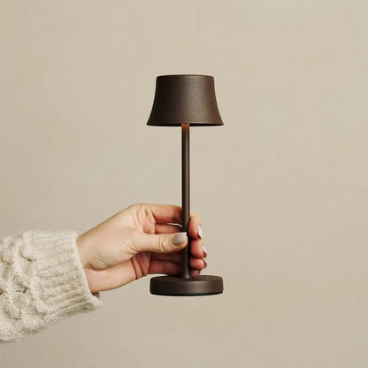 Combi Set Professional | 4 x De Pijp Mini Mocha Brown Rechargeable Table Lamps & 1 x Amstel Charging Station