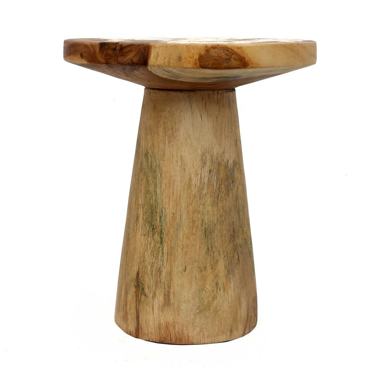 La Mesa Auxiliar Cónica De Madera - Natural - 50