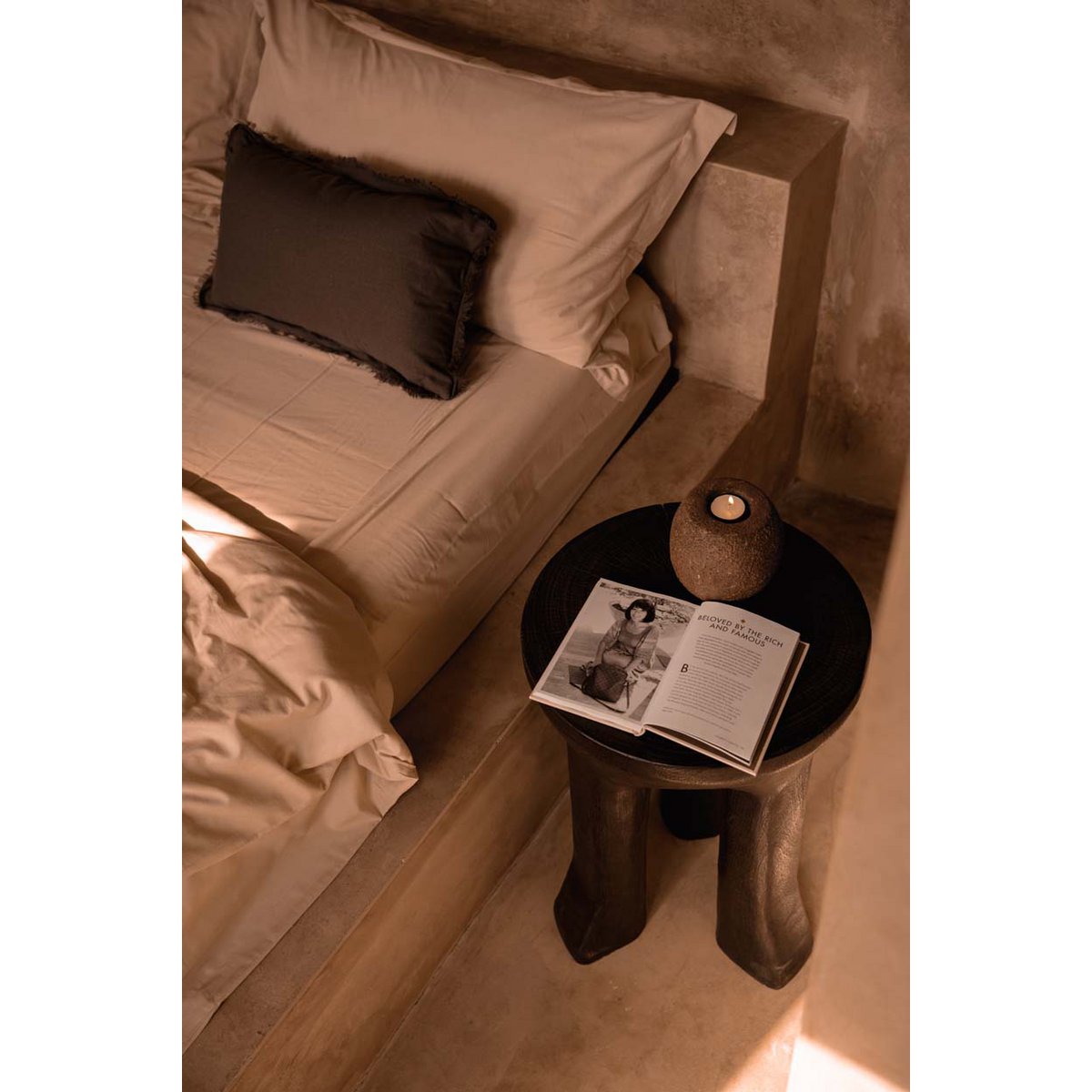 The Cavestone Candle Holder - Terracotta