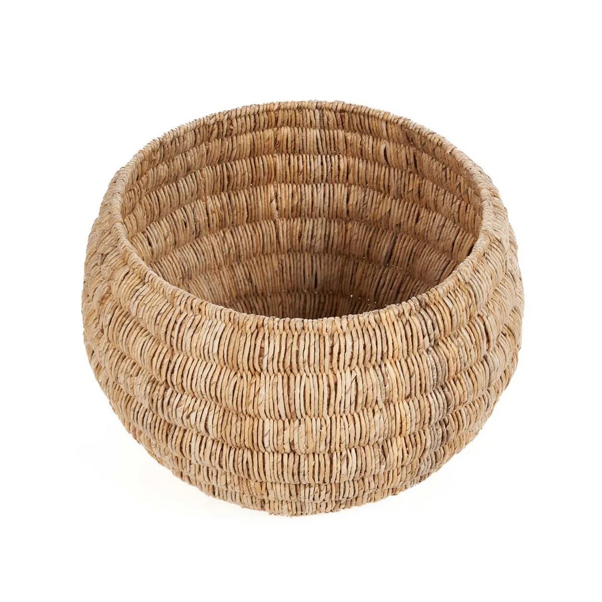 Banana Leaf Storage Basket - Natural Woven Basket for Home