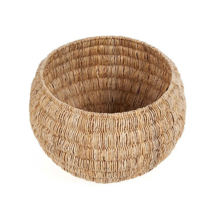 Banana Leaf Storage Basket - Natural Woven Basket for Home