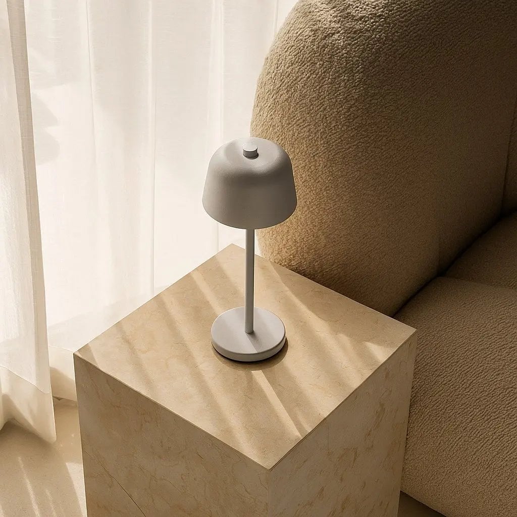 Rechargeable Table Lamp - Shadow Grey Cordless Lamp