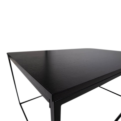 Vita Coffee Table - black, steel, 60x90x45cm