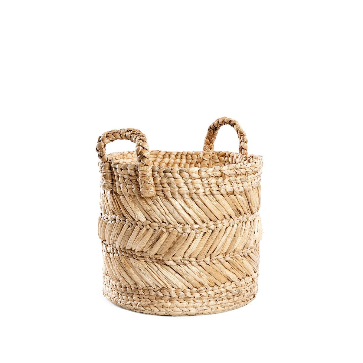 Banana Leaf Basket - Zigzag Design, Medium