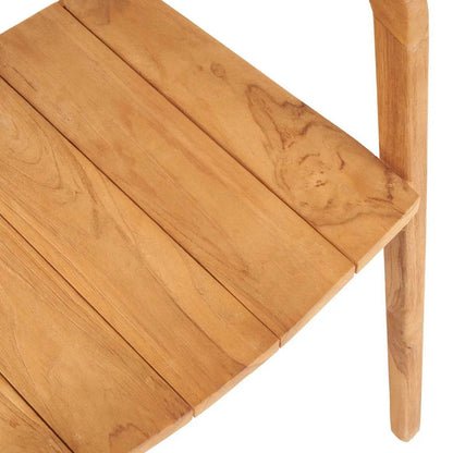 Teak Outdoor Dining Chair - Elegant Nihi Oka Design