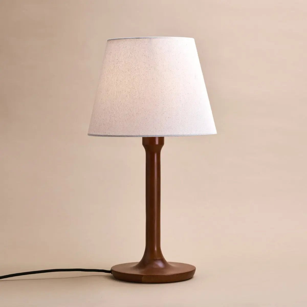 Wooden Table Lamp Chestnut Brown - Nova Stylish Lighting