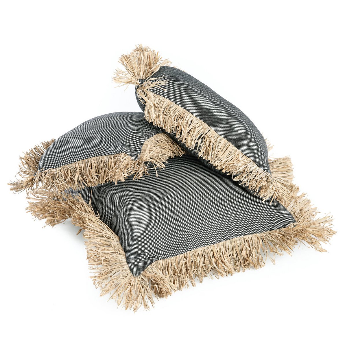 Kissenbezug Cotton Bonita – Natur Schwarz – 30x50
