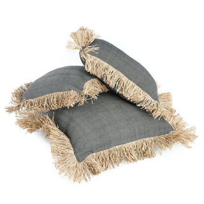 Kissenbezug Cotton Bonita – Natur Schwarz – 30x50
