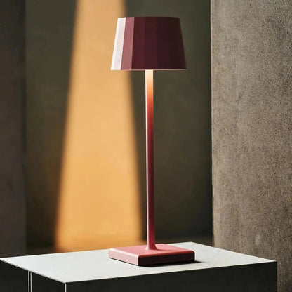 Wouter Flamingo Pink Rechargeable Table Lamp | Wireless Charging & 120-Hour Battery Life