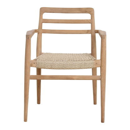 Verano garden chair with armrest