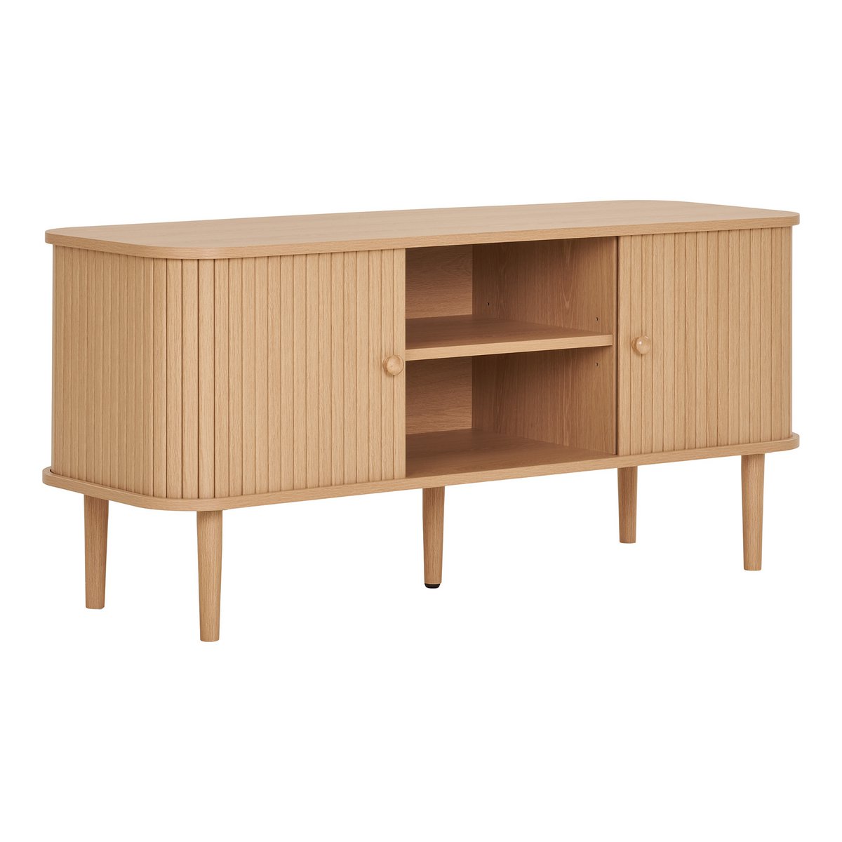 Nikko TV-bench - Natural, MDF/Pine, 113x40x51.5 cm