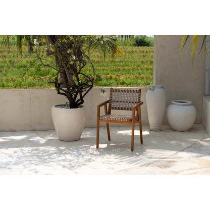 Reclaimed Teak Dining Chair – Rustic Modern Trikeri Design