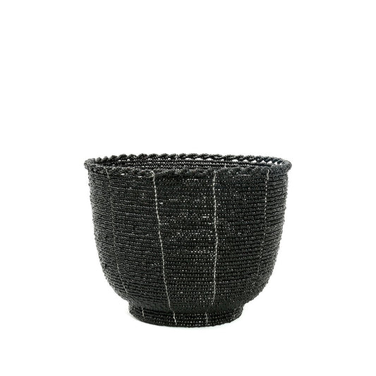 El Beaded Cuenco de Dulces - Negro - M