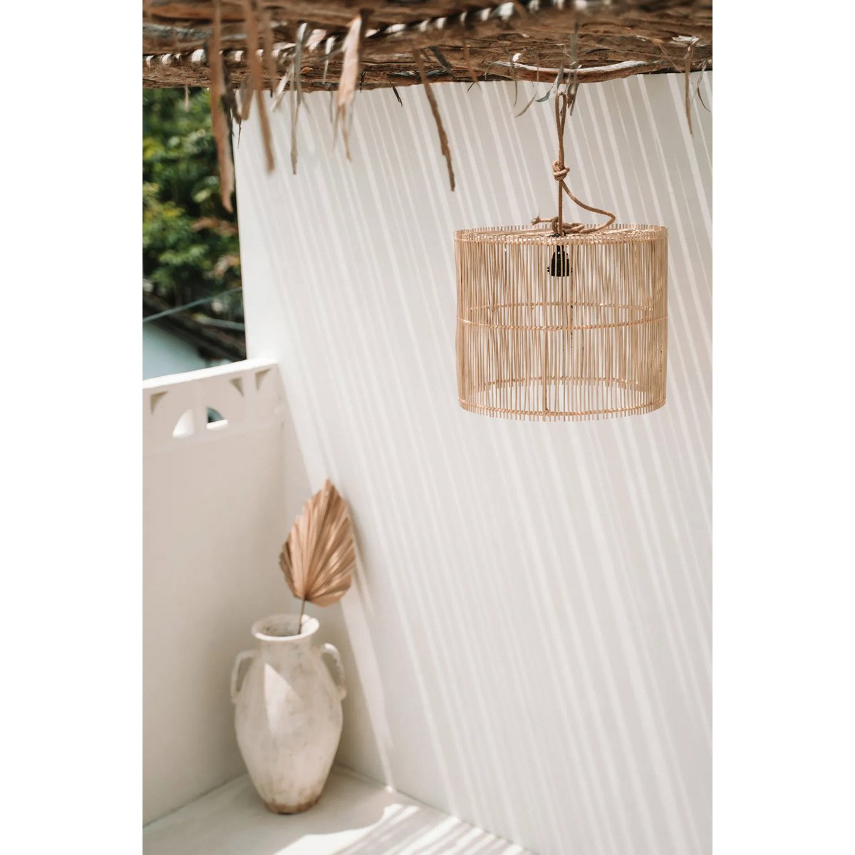 Rattan Pendant Light - Natural Weave