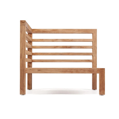 Teak Outdoor Corner Sofa - Modular Design for Patio Seating
