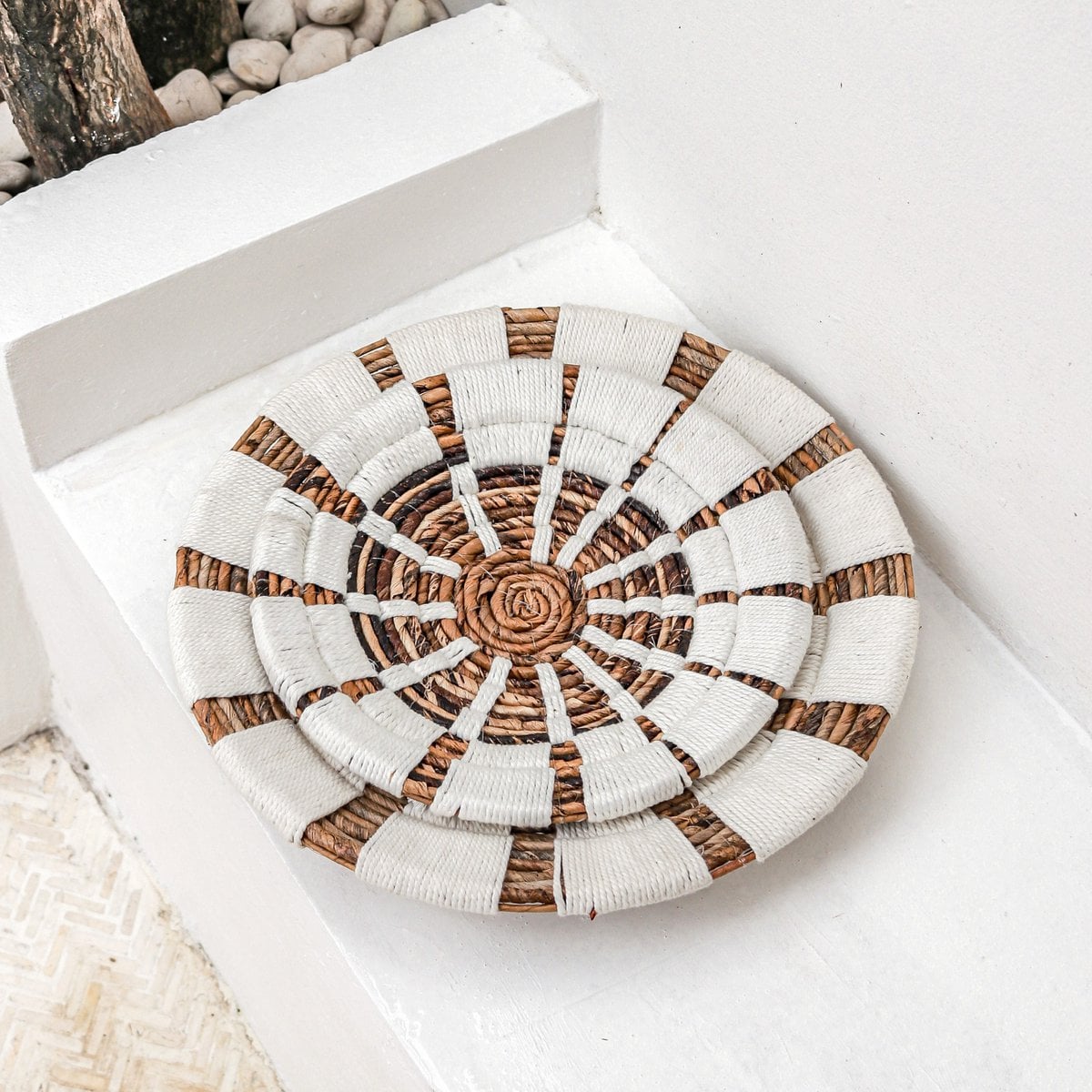 Banana Fiber Wall Basket - Nordic Wall Decor