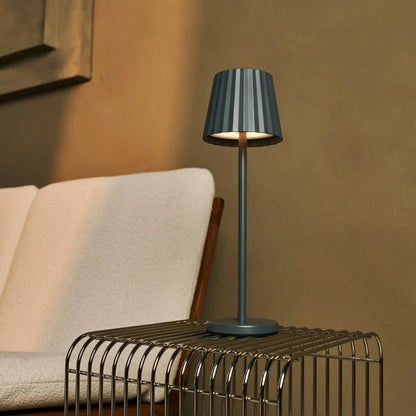 Combi Set Professional | 8 x May Stone Grey Rechargeable Table Lamps & 1 x Central Station Charging Station