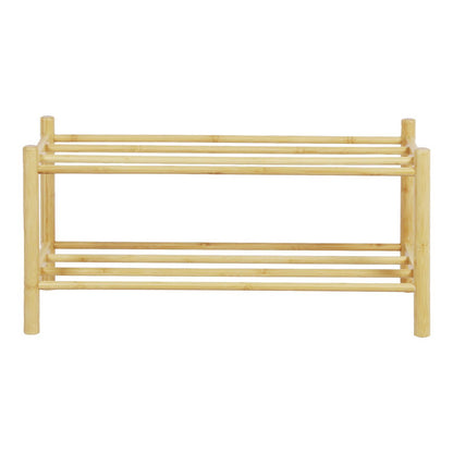 Bamboo Shoe Rack - Natural Wood Entryway | Manaus