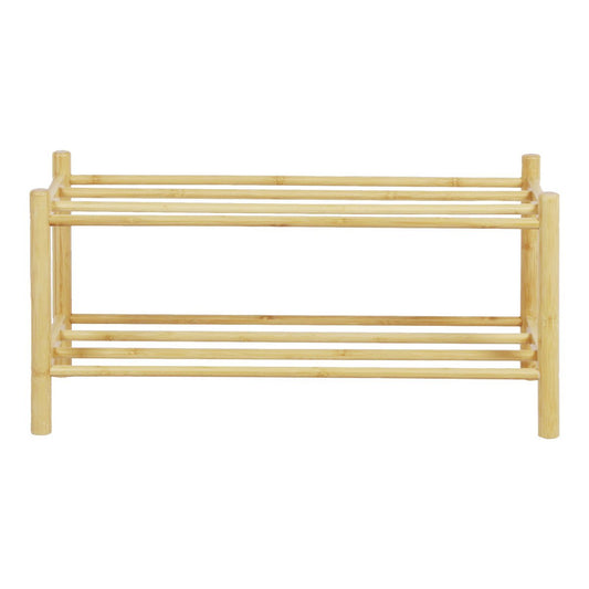 Bamboo Shoe Rack - Natural Wood Entryway | Manaus